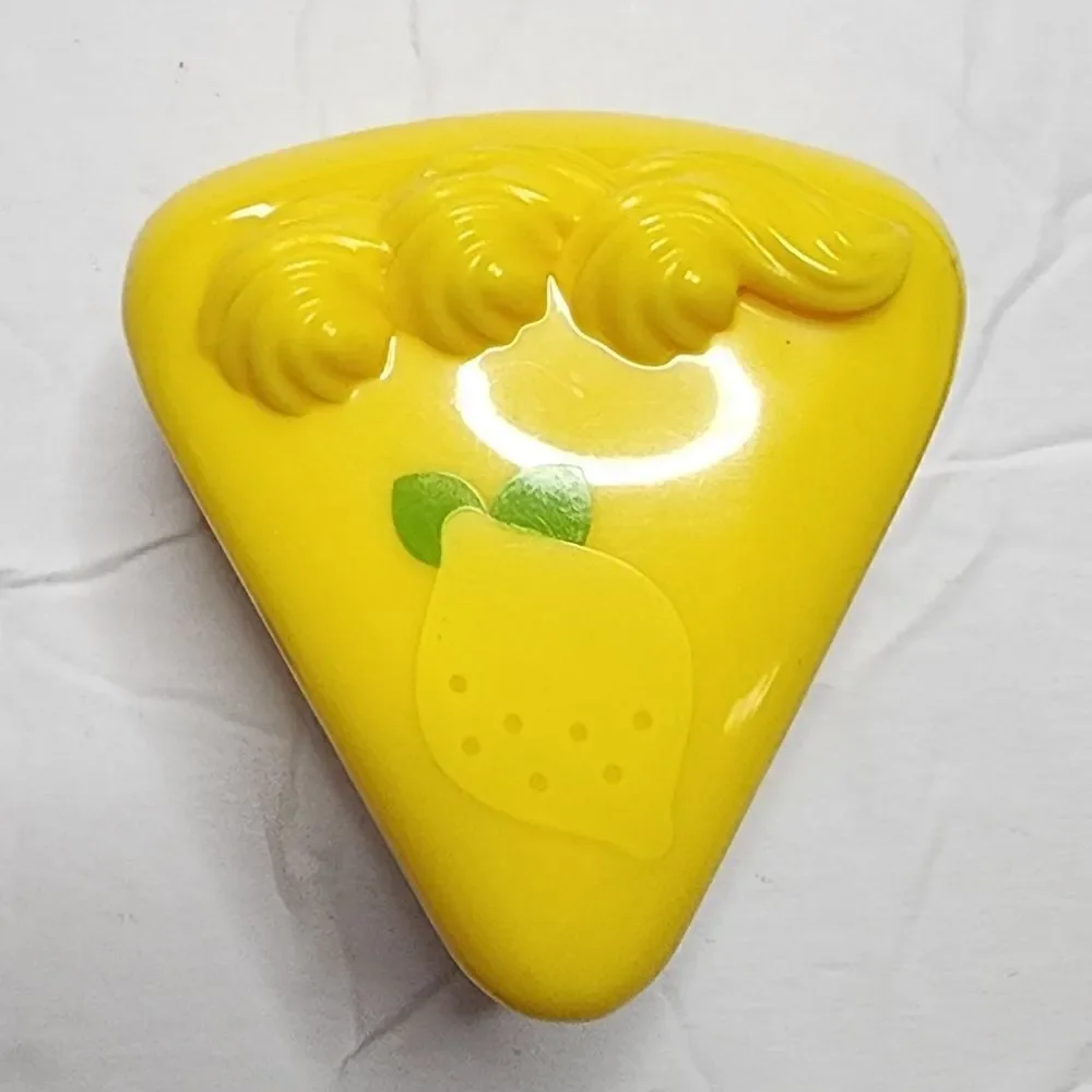 Leap Frog Musical Rainbow Tea Party Replacement yellow lemon Cake Piece Part